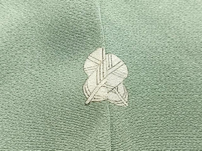 平和屋着物＃羽織　山葵色　正絹　逸品　未使用　CABH3246ua
