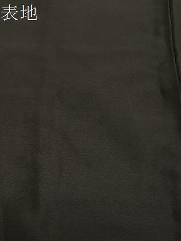 平和屋着物＃男性　長羽織　黒紋付　正絹　逸品　CABH3254ua