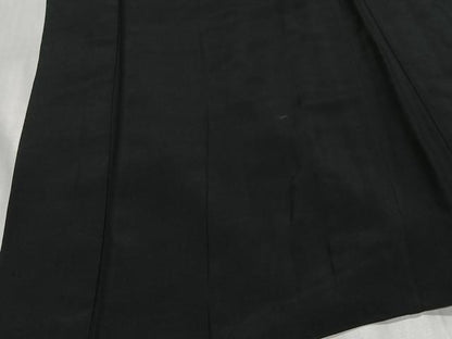 平和屋着物＃男性　長羽織　黒紋付　正絹　逸品　CABH3255ua