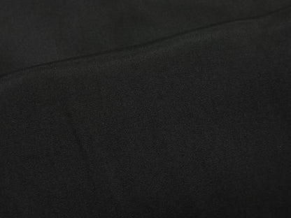 平和屋着物＃男性　長羽織　黒紋付　正絹　逸品　CABH3255ua