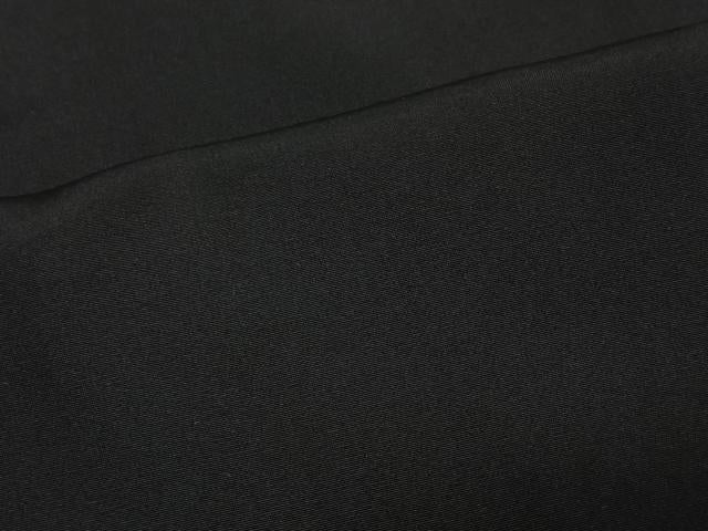 平和屋着物＃男性　長羽織　黒紋付　正絹　逸品　CABH3258ua