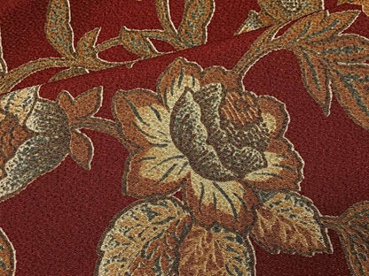 平和屋着物＃道行コート　更紗花文　ロング丈　洗える着物　CABH3261ua