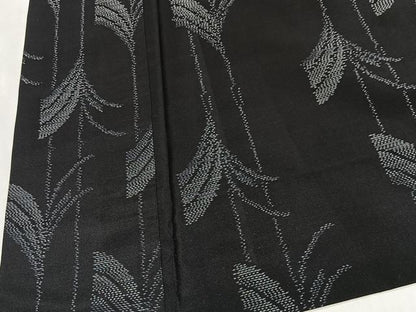 平和屋着物＃道中着　本場大島紬　芒文　ロング丈　正絹　逸品　未使用　CABH3268ua