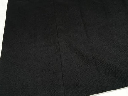 平和屋着物＃道行コート　輪奈織　黒地　正絹　逸品　CABH3273ua