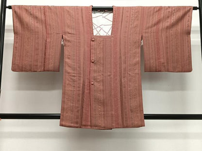 平和屋着物＃道行コート　花間道地紋　正絹　逸品　CABH3274ua