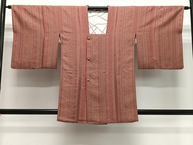 平和屋着物＃道行コート　花間道地紋　正絹　逸品　CABH3274ua