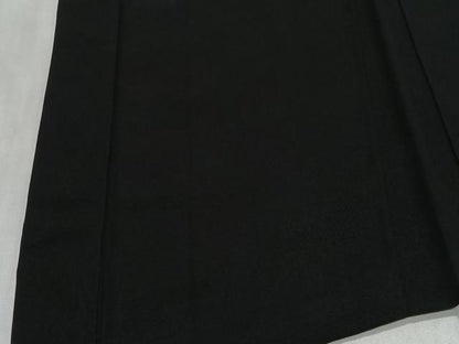 平和屋着物＃中国三大刺繍　相良刺繍　総刺繍　羽織　草花文　黒地　正絹　逸品　CABH3275ua