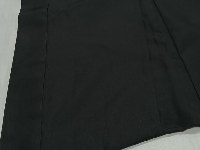 平和屋着物∞男性　長羽織　黒紋付　正絹　逸品　CABH3281ua