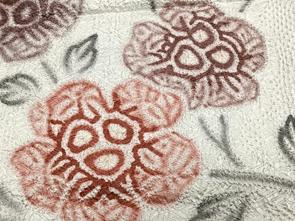 平和屋着物∞羽織　総絞り　枝花文　正絹　逸品　CABH3285ua