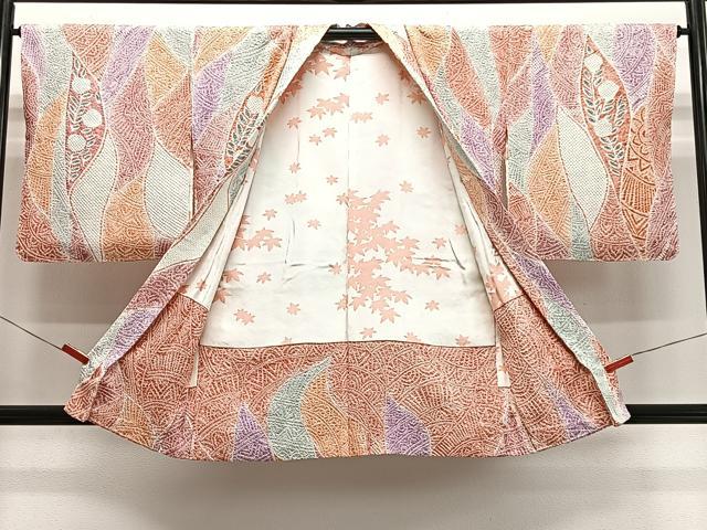 平和屋着物∞羽織　総絞り　花間道　正絹　逸品　未使用　CABH3292ua