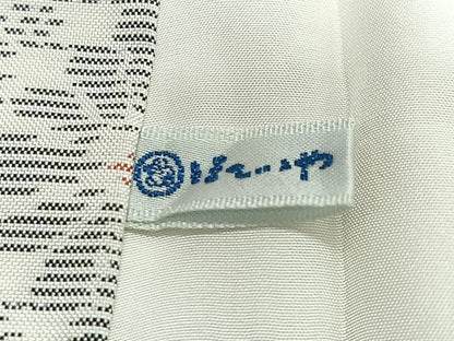 平和屋着物∞羽織　本場大島紬　白大島　花菱間道　ほていや扱い　正絹　逸品　未使用　CABH3293ua