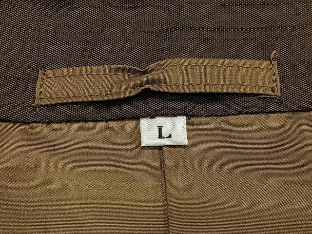 平和屋着物∞男性　角袖　紬地　憲法茶色　巾着付き　正絹　逸品　未使用　CABH3296ua