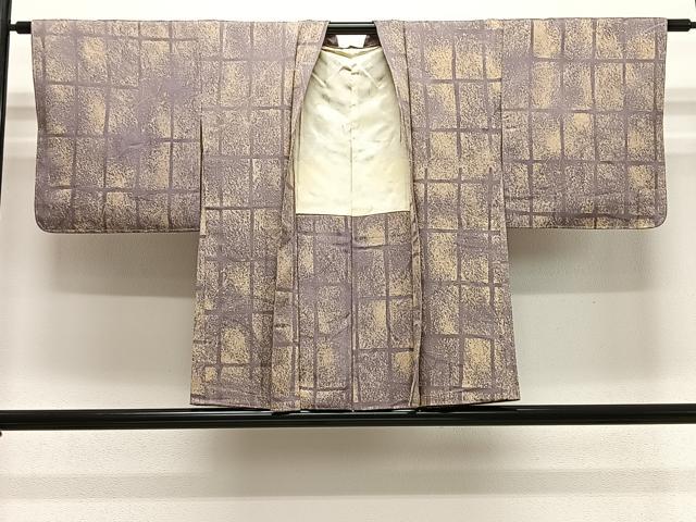 平和屋着物＃羽織　格子　正絹　逸品　未使用　CABH3310ua