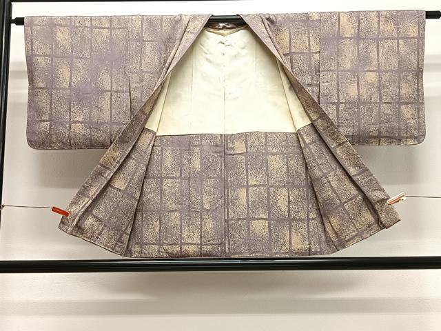 平和屋着物＃羽織　格子　正絹　逸品　未使用　CABH3310ua
