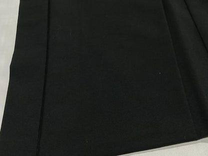 平和屋着物＃羽織　総刺繍　枝花文　黒地　正絹　逸品　CABH3311ua
