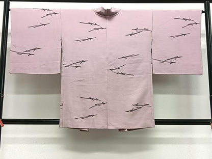 平和屋着物＃羽織　敷松葉　正絹　逸品　CABH3316ua