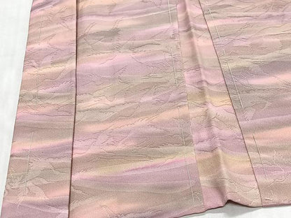 平和屋着物＃羽織　飛鶴地紋　暈し染め　正絹　逸品　CABH3335ua