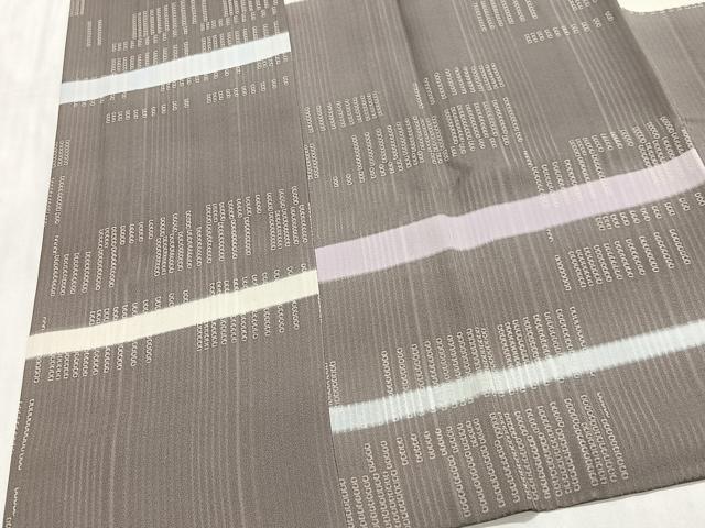 平和屋着物＃道行コート　横段文　正絹　逸品　CABH3341ua