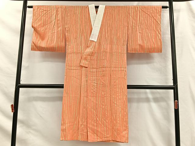 平和屋着物■長襦袢　無双仕立て　絞り　間道　正絹　逸品　未使用　CABH3352ua