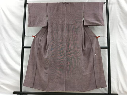 平和屋着物■江戸小紋　大野作　角通し　正絹　逸品　CABH3369ua