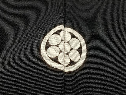 平和屋着物■豪華黒留袖　手描き　風景文　暈し染め　正絹　逸品　CABH3370ua