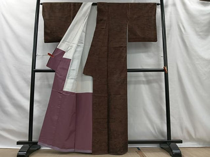 平和屋着物■本場大島紬　吉祥草花文　正絹　逸品　CABH3383ua