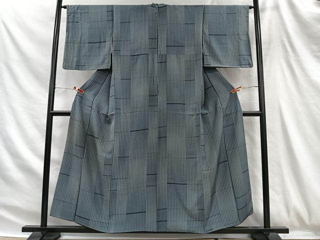 平和屋着物■上質な小紋　間道　正絹　逸品　CABH3402ua