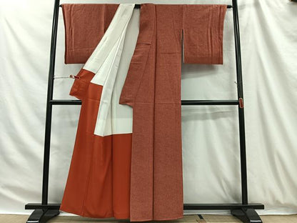 平和屋着物■江戸小紋　唐草小紋柄　正絹　逸品　CABH3410ua