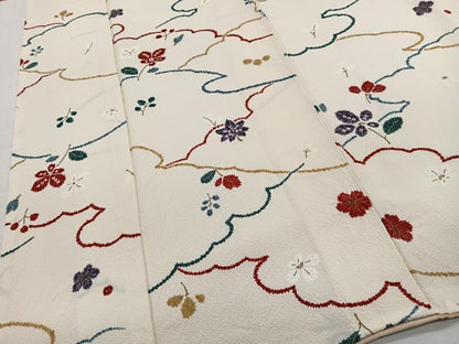 平和屋着物■上質な小紋　舞花文　金彩　正絹　逸品　CABH3415ua