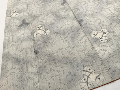 平和屋着物■上質な紬　毘沙門亀甲　正絹　逸品　CABH3421ua