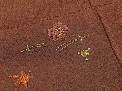 平和屋着物■訪問着　刺繍　溢れ松葉　金糸　鈴乃屋扱い　正絹　逸品　CABH3432ua