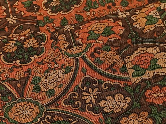 平和屋着物■上質な小紋　吉祥花文　正絹　逸品　CABH3435ua