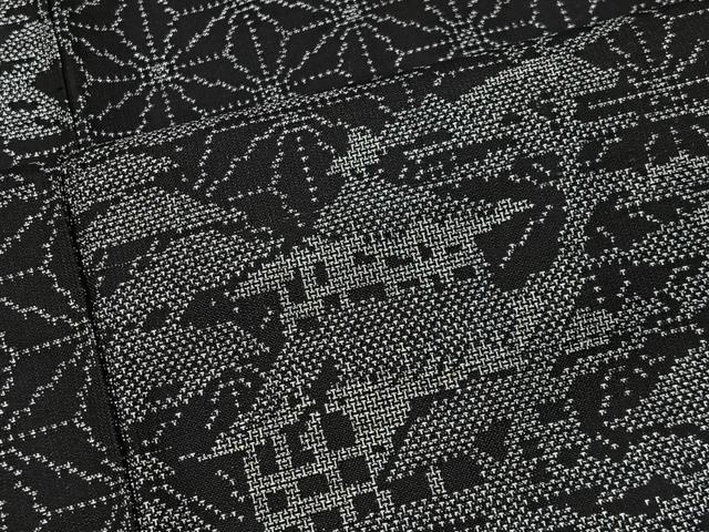 平和屋着物■本場大島紬　9マルキ　風景松文　正絹　逸品　未使用　CABH3438ua