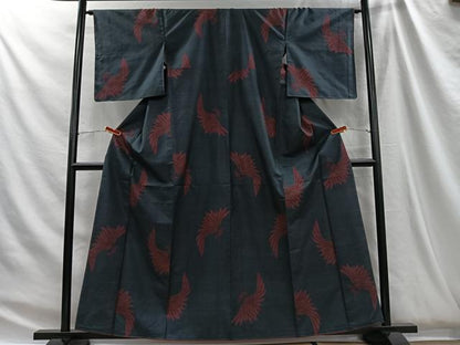 平和屋着物■本場大島紬　7マルキ　裏菊　正絹　逸品　未使用　CABH3439ua