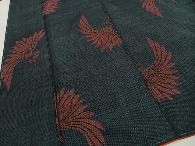 平和屋着物■本場大島紬　7マルキ　裏菊　正絹　逸品　未使用　CABH3439ua