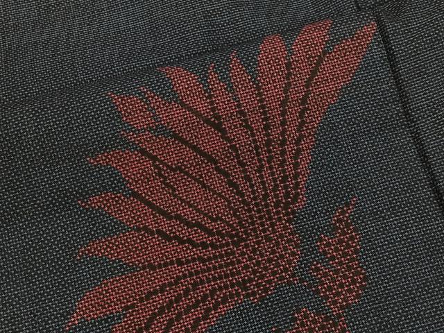 平和屋着物■本場大島紬　7マルキ　裏菊　正絹　逸品　未使用　CABH3439ua