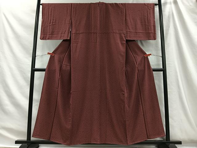 平和屋着物■上質な小紋　花尽くし　正絹　逸品　CABH3440ua