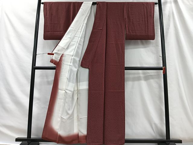 平和屋着物■上質な小紋　花尽くし　正絹　逸品　CABH3440ua