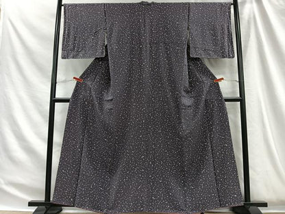 平和屋着物■上質な小紋　大小霰　正絹　逸品　CABH3442ua