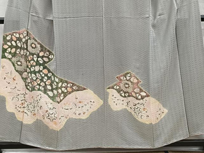 平和屋着物■訪問着　絞り　辻が花　正絹　逸品　CABH3457ua