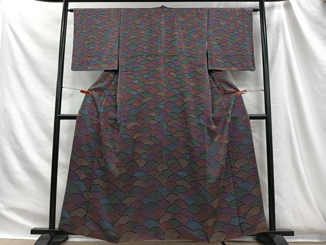 平和屋着物■訪問着　青海波　正絹　逸品　CABH3460ua