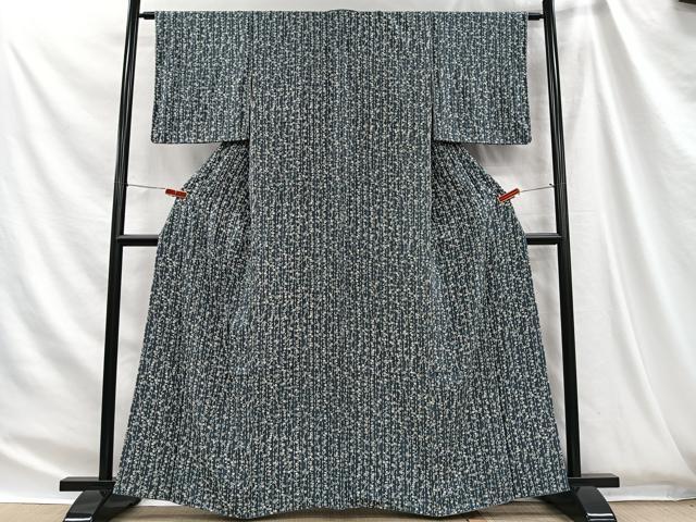 平和屋着物■上質な小紋　草花文　正絹　逸品　CABH3464ua