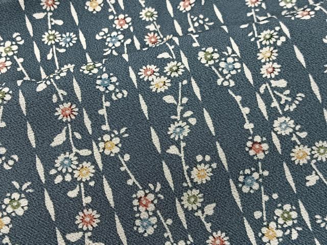 平和屋着物■上質な小紋　草花文　正絹　逸品　CABH3464ua