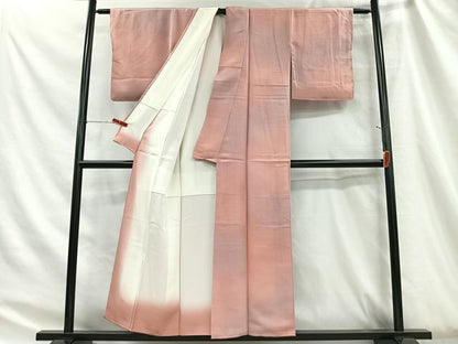 平和屋着物■染色作家　斉藤三才　小紋　暈し染め　正絹　逸品　未使用　CABH3467ua