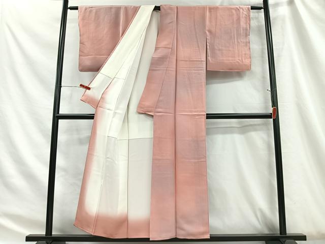 平和屋着物■染色作家　斉藤三才　小紋　暈し染め　正絹　逸品　未使用　CABH3467ua