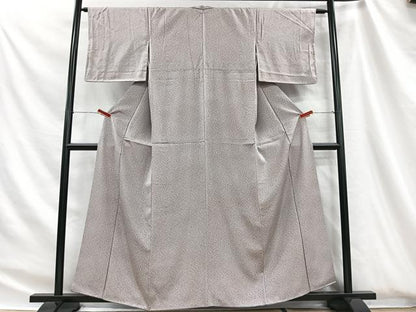 平和屋着物■上質な小紋　南天文　正絹　逸品　CABH3470ua