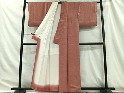 平和屋着物■江戸小紋　内田秀一作　大小霰　松坂屋扱い　正絹　逸品　CABH3474ua