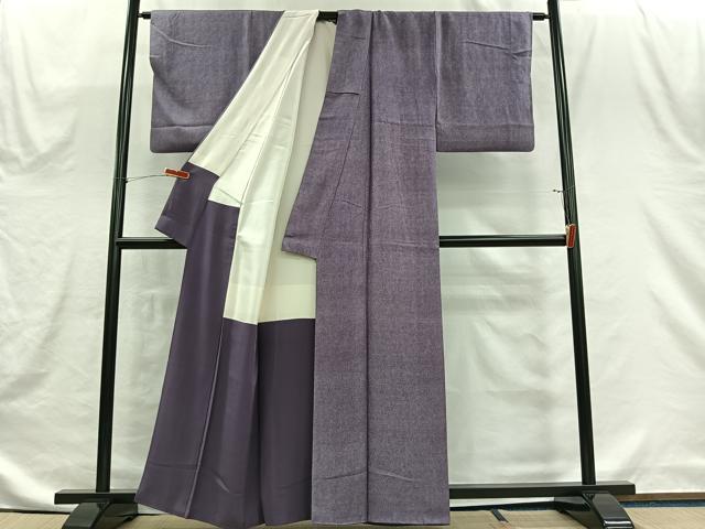平和屋着物■江戸小紋　京野香泉作　鮫小紋柄　正絹　逸品　CABH3536ua