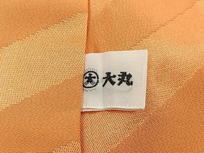 平和屋着物■長襦袢　無双仕立て　紗綾形草花地紋　大丸扱い　正絹　逸品　CABH3540ua