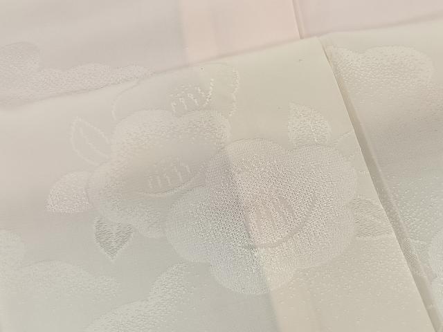 平和屋着物■長襦袢　無双仕立て　雲取り草花地紋　半衿刺繍　正絹　逸品　CABH3546ua